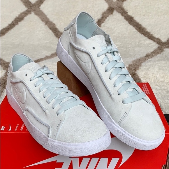 NIKE W BLAZER LOW DECON GHOST AQUA/GHOST AQUA-WHIT - Picture 4 of 16